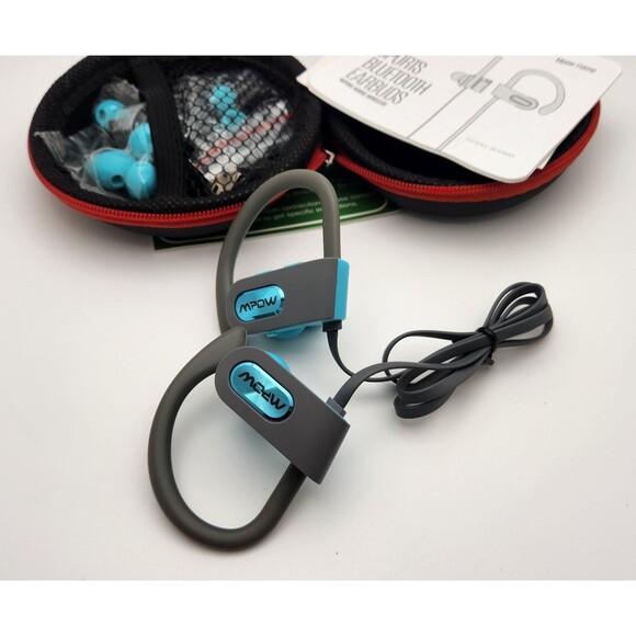 MPOW Sports Bluetooth Earbuds BH088A Blue - Picture 2 of 5
